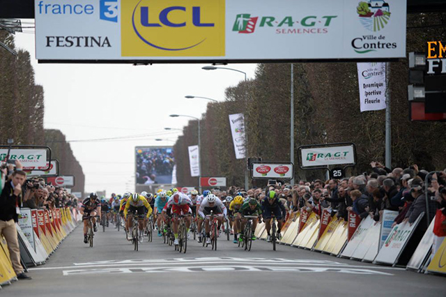 Paris-Nice stage 1 sprint finish